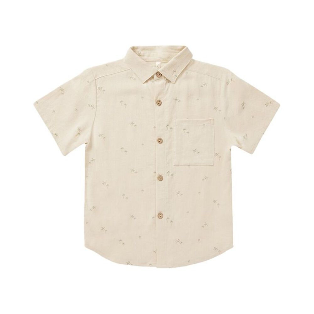 Rylee & Cru Girls Rylee + Cru Collective Collared Linen-Blend Shirt